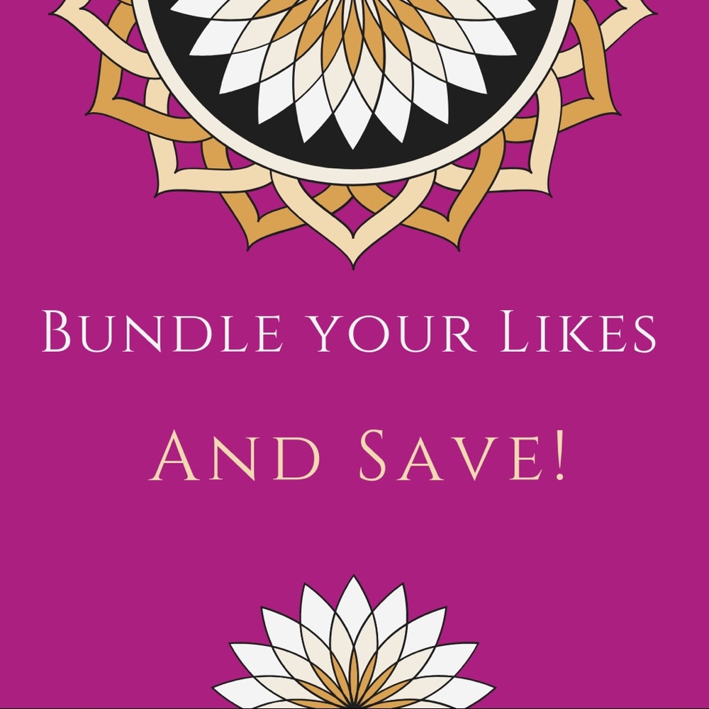 💜💛 Bundle Your Likes for a Special Discount 💛💜